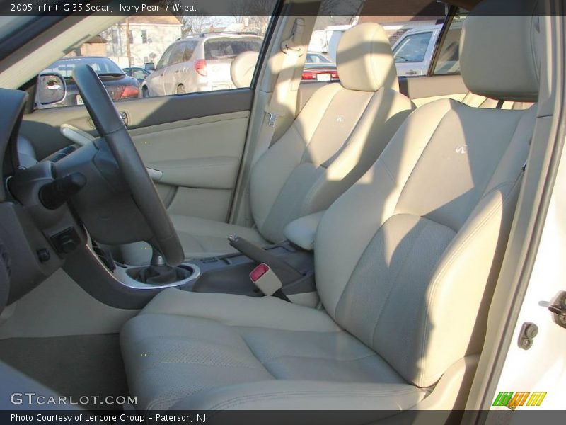Ivory Pearl / Wheat 2005 Infiniti G 35 Sedan