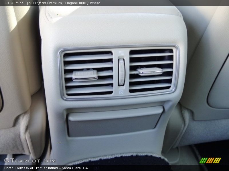 Hagane Blue / Wheat 2014 Infiniti Q 50 Hybrid Premium