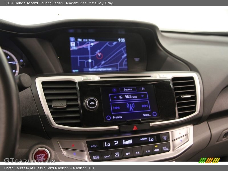 Modern Steel Metallic / Gray 2014 Honda Accord Touring Sedan