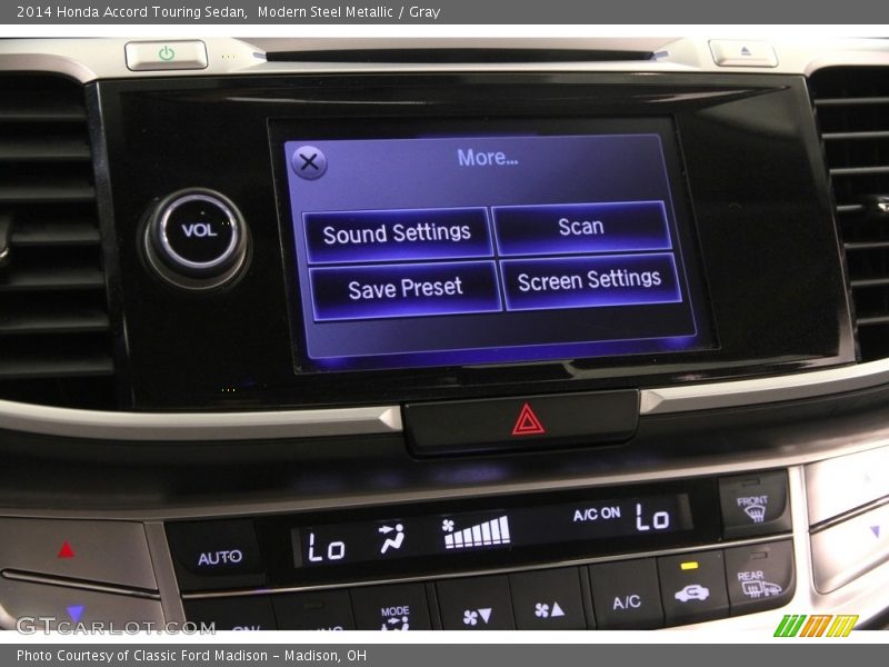 Modern Steel Metallic / Gray 2014 Honda Accord Touring Sedan