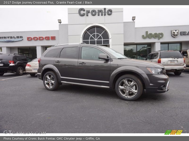 Granite Pearl-Coat / Black 2017 Dodge Journey Crossroad Plus