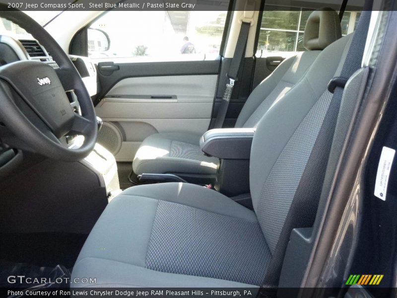 Steel Blue Metallic / Pastel Slate Gray 2007 Jeep Compass Sport