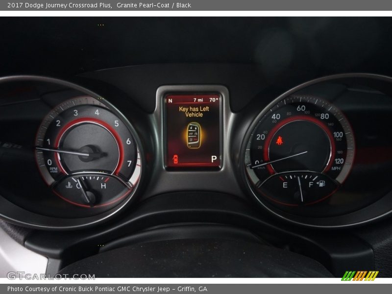 Granite Pearl-Coat / Black 2017 Dodge Journey Crossroad Plus
