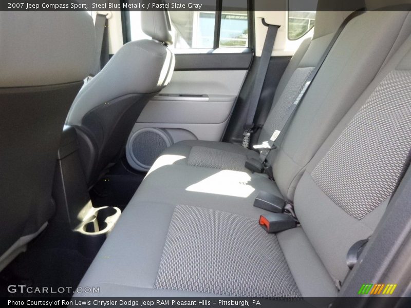 Steel Blue Metallic / Pastel Slate Gray 2007 Jeep Compass Sport