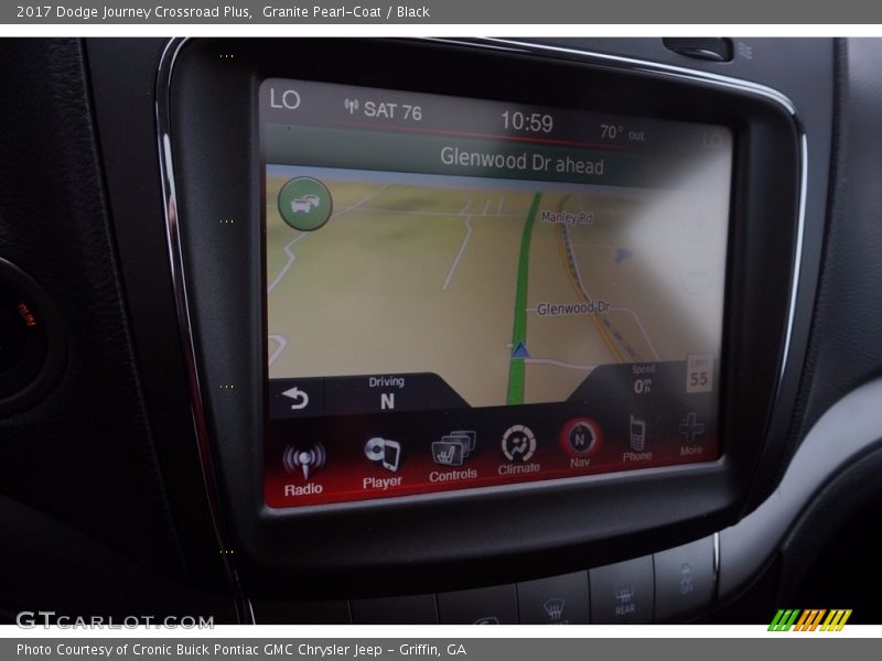 Granite Pearl-Coat / Black 2017 Dodge Journey Crossroad Plus