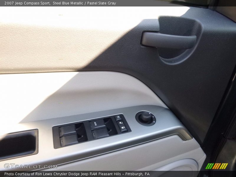Steel Blue Metallic / Pastel Slate Gray 2007 Jeep Compass Sport