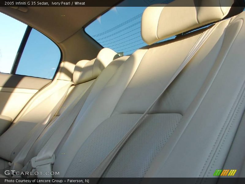 Ivory Pearl / Wheat 2005 Infiniti G 35 Sedan