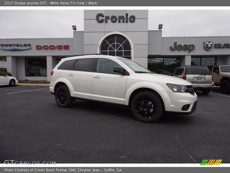 White Noise Tri-Coat / Black 2017 Dodge Journey SXT