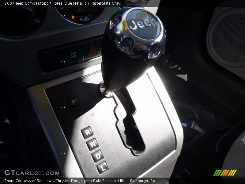 Steel Blue Metallic / Pastel Slate Gray 2007 Jeep Compass Sport
