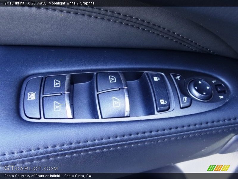 Moonlight White / Graphite 2013 Infiniti JX 35 AWD