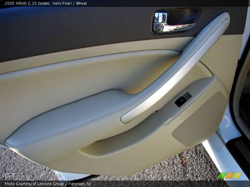 Ivory Pearl / Wheat 2005 Infiniti G 35 Sedan
