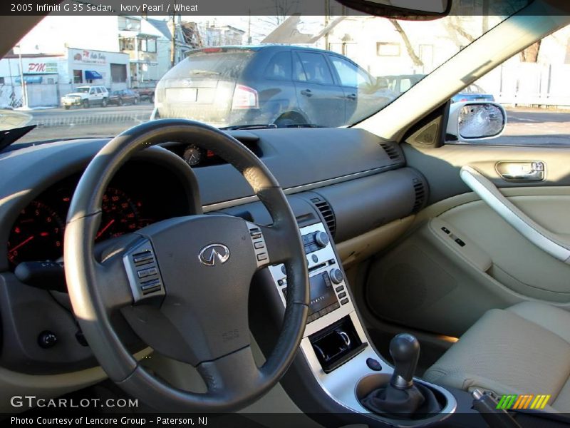 Ivory Pearl / Wheat 2005 Infiniti G 35 Sedan
