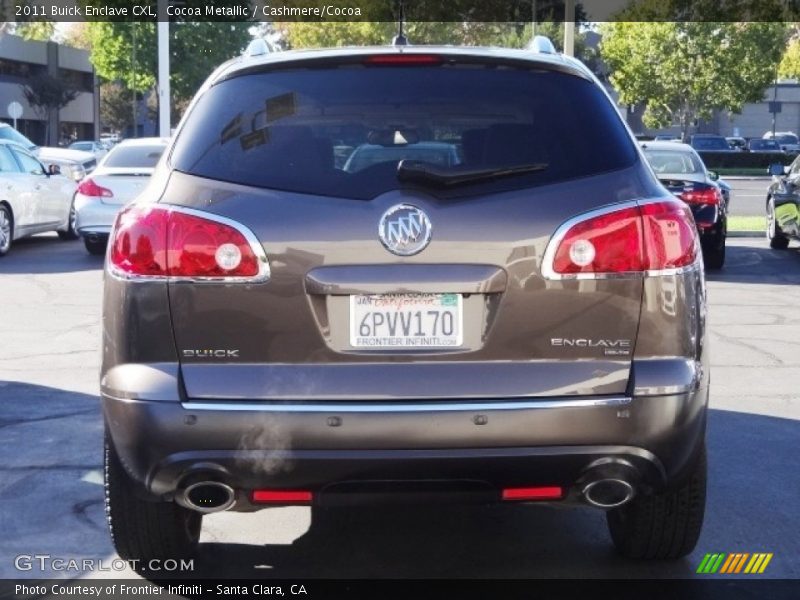 Cocoa Metallic / Cashmere/Cocoa 2011 Buick Enclave CXL