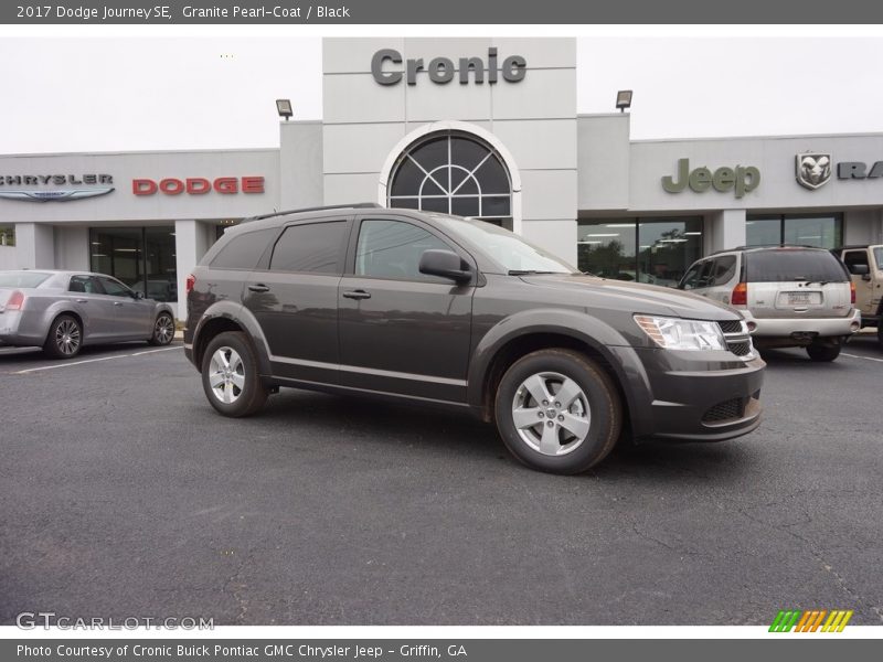 Granite Pearl-Coat / Black 2017 Dodge Journey SE