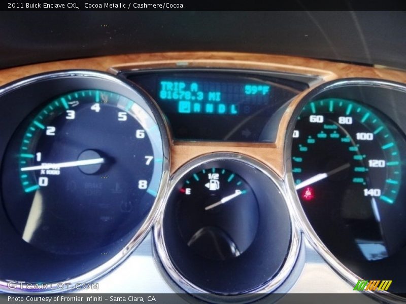 Cocoa Metallic / Cashmere/Cocoa 2011 Buick Enclave CXL