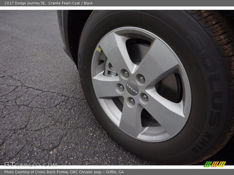 Granite Pearl-Coat / Black 2017 Dodge Journey SE