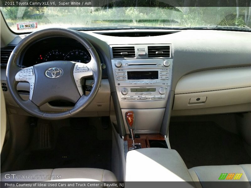 Super White / Ash 2011 Toyota Camry XLE V6