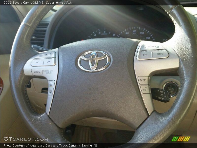 Super White / Ash 2011 Toyota Camry XLE V6