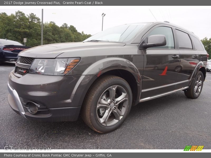 Granite Pearl-Coat / Black 2017 Dodge Journey Crossroad Plus