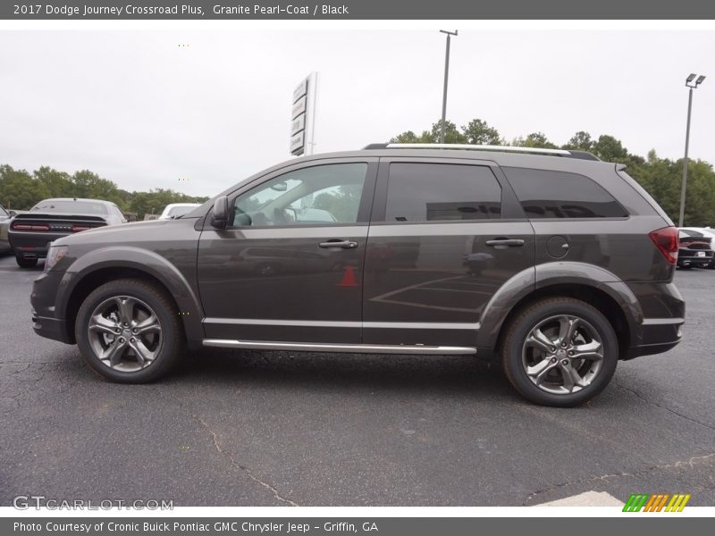 Granite Pearl-Coat / Black 2017 Dodge Journey Crossroad Plus