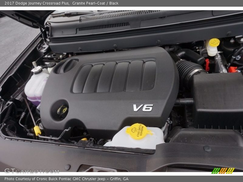 Granite Pearl-Coat / Black 2017 Dodge Journey Crossroad Plus