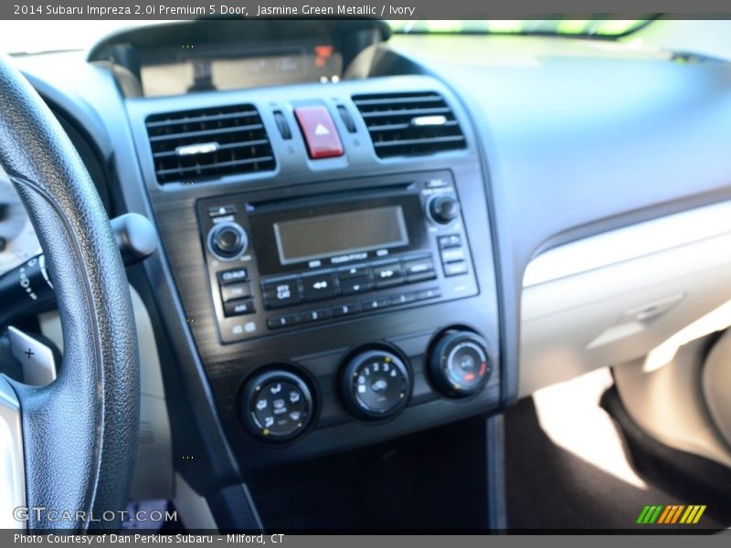 Jasmine Green Metallic / Ivory 2014 Subaru Impreza 2.0i Premium 5 Door