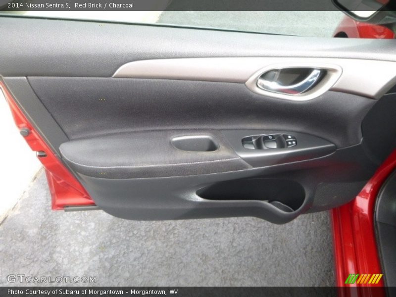 Red Brick / Charcoal 2014 Nissan Sentra S