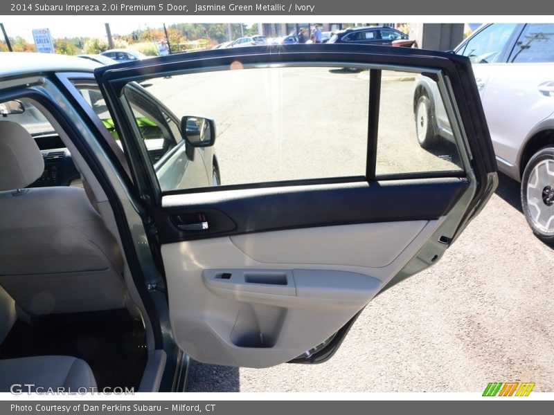 Jasmine Green Metallic / Ivory 2014 Subaru Impreza 2.0i Premium 5 Door