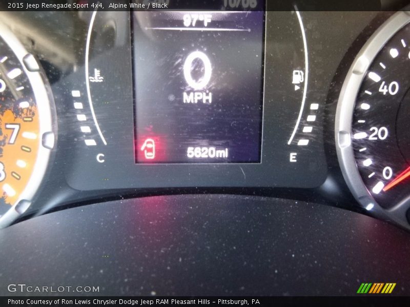Alpine White / Black 2015 Jeep Renegade Sport 4x4