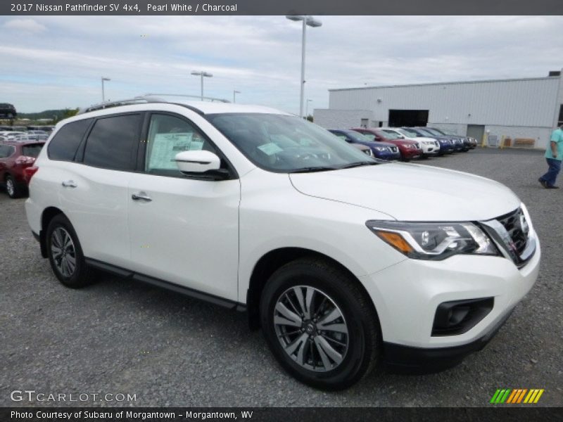 Pearl White / Charcoal 2017 Nissan Pathfinder SV 4x4