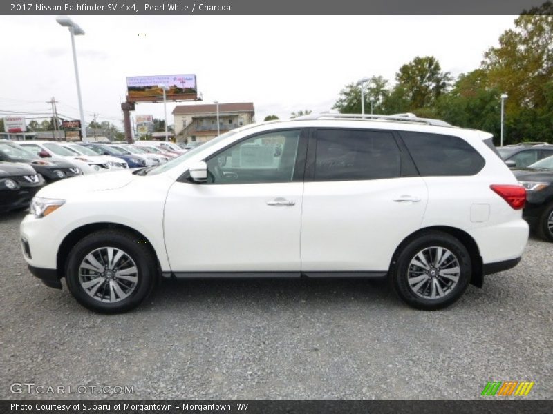 Pearl White / Charcoal 2017 Nissan Pathfinder SV 4x4