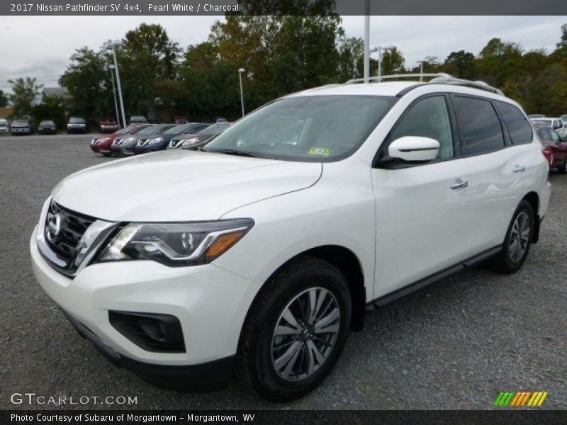 Pearl White / Charcoal 2017 Nissan Pathfinder SV 4x4