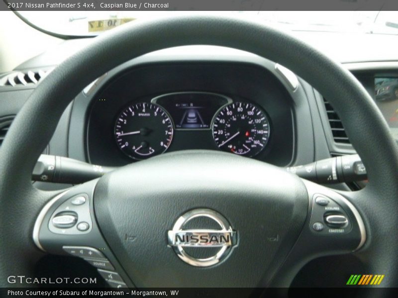 Caspian Blue / Charcoal 2017 Nissan Pathfinder S 4x4