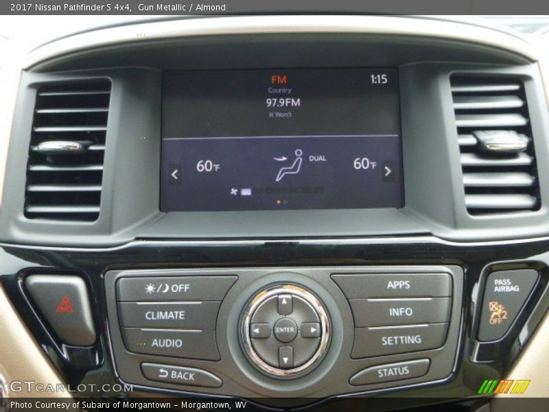 Gun Metallic / Almond 2017 Nissan Pathfinder S 4x4