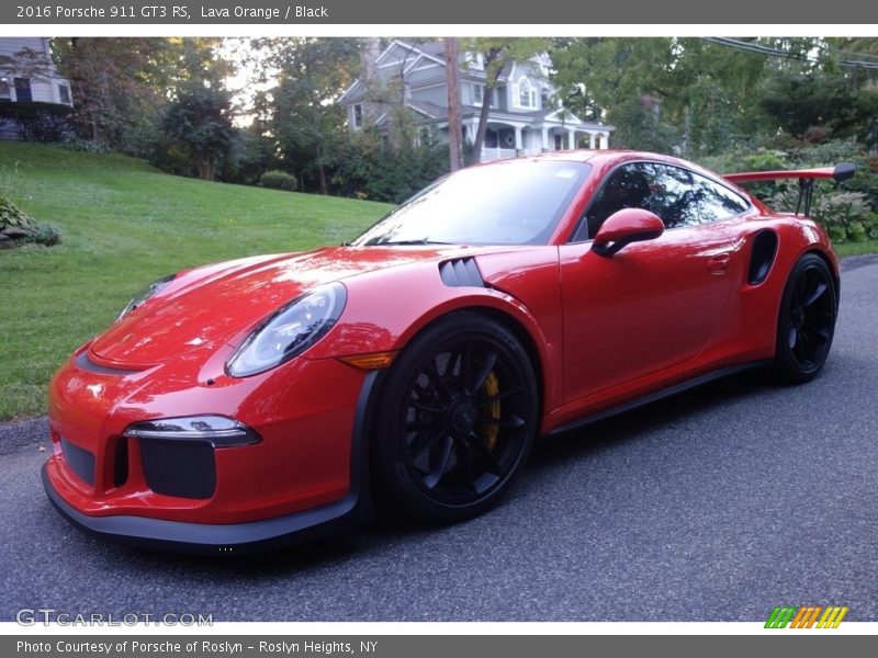 Lava Orange / Black 2016 Porsche 911 GT3 RS