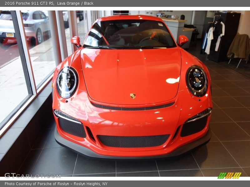 Lava Orange / Black 2016 Porsche 911 GT3 RS