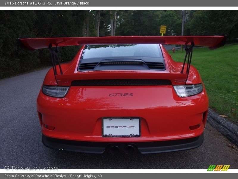 Lava Orange / Black 2016 Porsche 911 GT3 RS