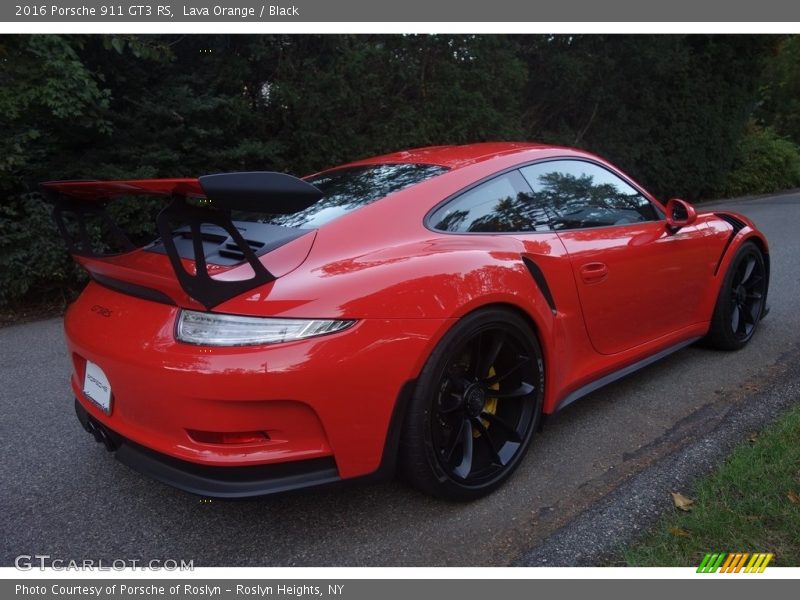 Lava Orange / Black 2016 Porsche 911 GT3 RS