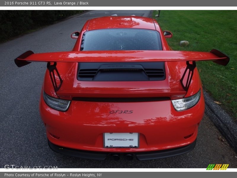 Lava Orange / Black 2016 Porsche 911 GT3 RS
