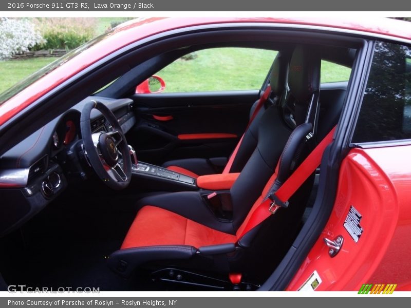 Lava Orange / Black 2016 Porsche 911 GT3 RS