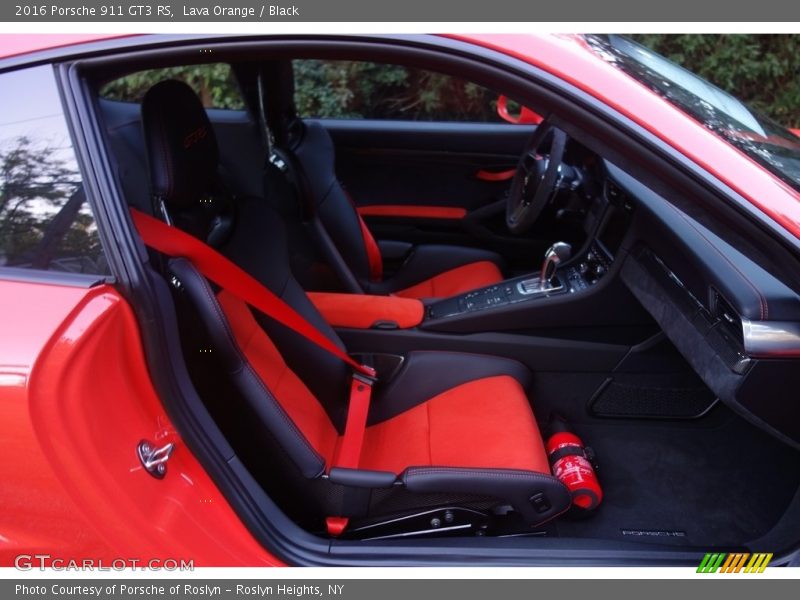 Lava Orange / Black 2016 Porsche 911 GT3 RS