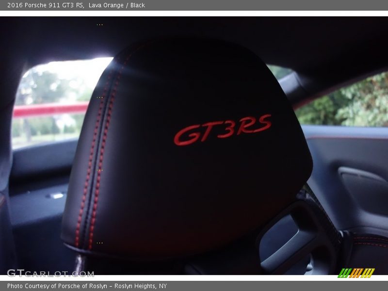 Lava Orange / Black 2016 Porsche 911 GT3 RS