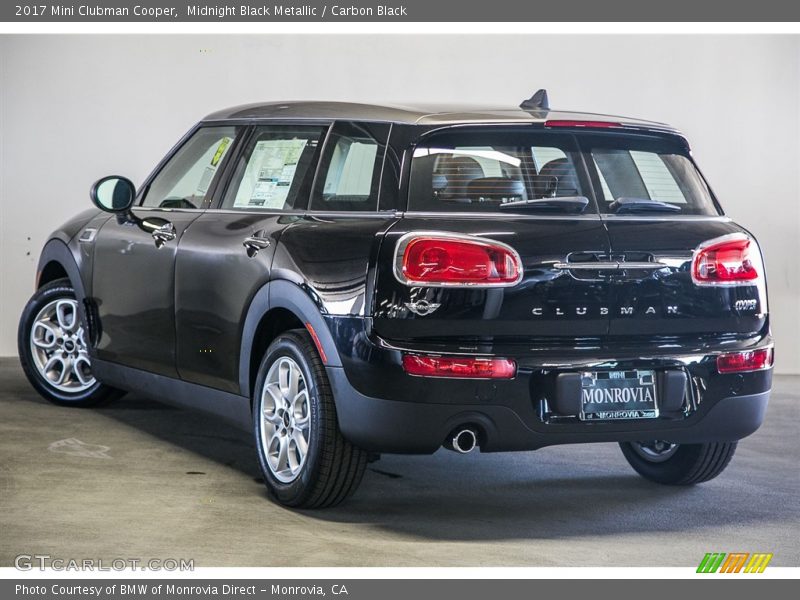 Midnight Black Metallic / Carbon Black 2017 Mini Clubman Cooper