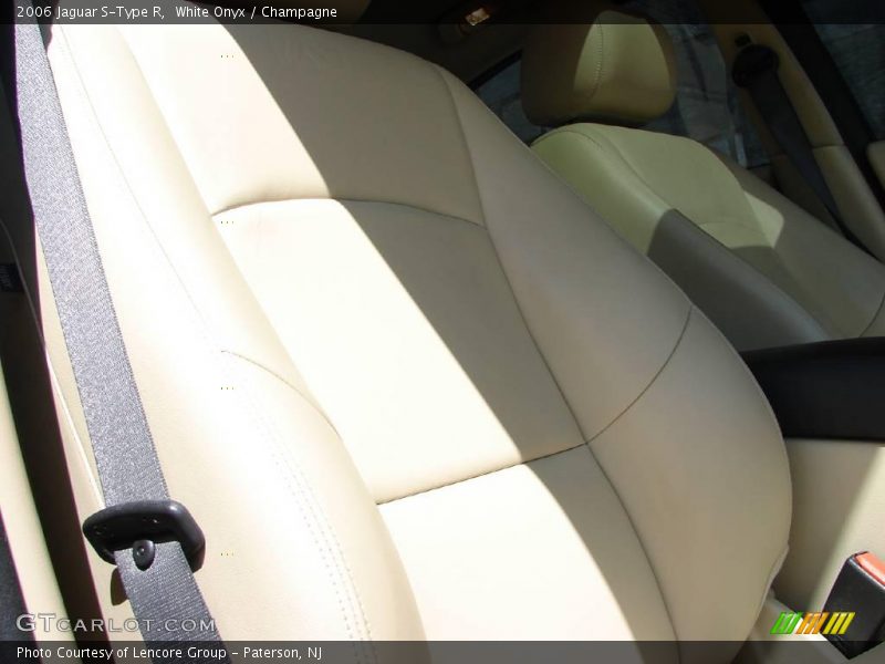White Onyx / Champagne 2006 Jaguar S-Type R