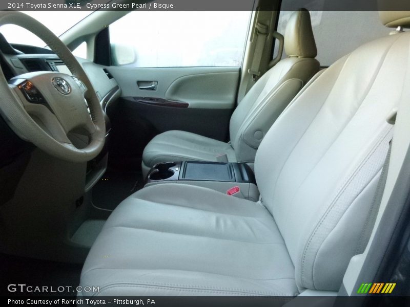 Cypress Green Pearl / Bisque 2014 Toyota Sienna XLE
