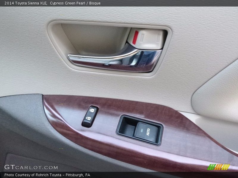 Cypress Green Pearl / Bisque 2014 Toyota Sienna XLE