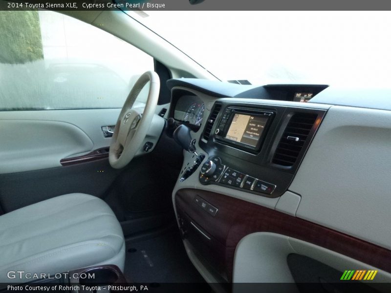 Cypress Green Pearl / Bisque 2014 Toyota Sienna XLE