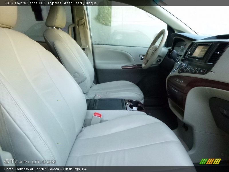 Cypress Green Pearl / Bisque 2014 Toyota Sienna XLE
