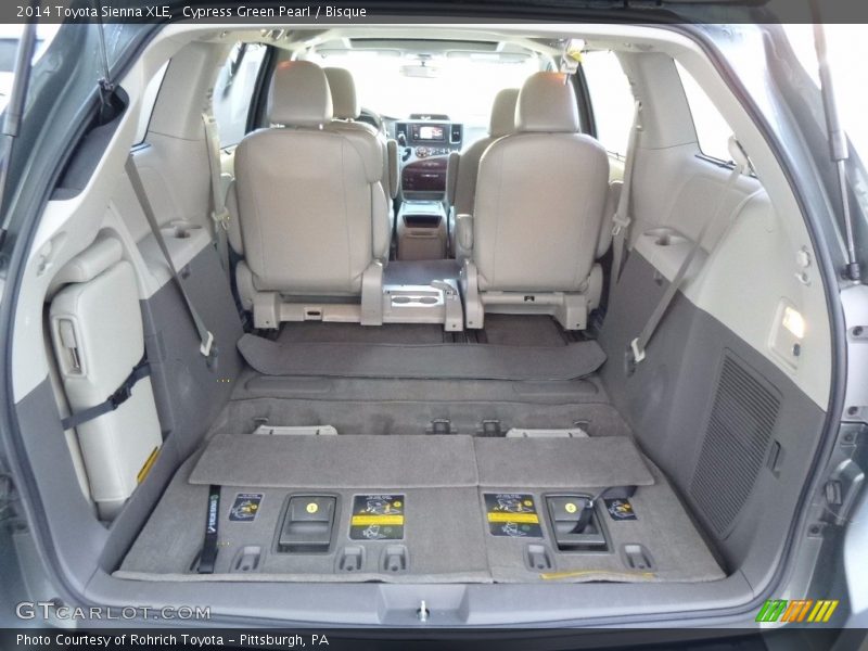 Cypress Green Pearl / Bisque 2014 Toyota Sienna XLE