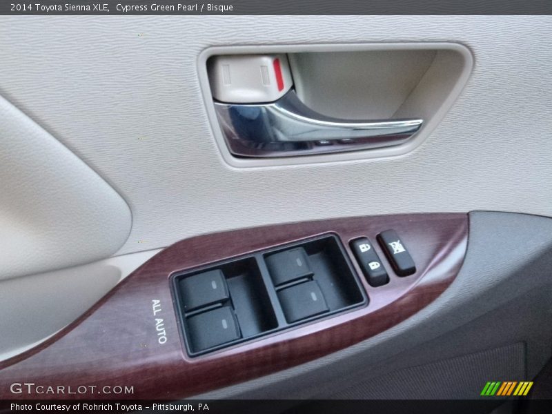 Cypress Green Pearl / Bisque 2014 Toyota Sienna XLE